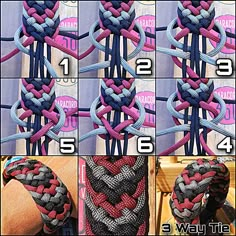 instructions for how to tie a paracorant knot