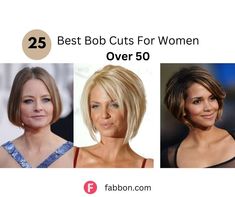 25 Stunning Bob Haircuts For Women Over 50 2023 Fabbon Bob Hairstyles Side Bangs, Bob Cuts For Women, Classic Bob Haircut, Haircut 2023, Graduated Bob Haircuts, Blonde Bob Haircut, Tan Skin Blonde Hair, Best Hairstyles For Women, Bob Haircut Curly