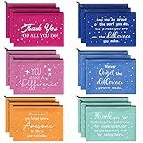 six different colored boxes with words on them