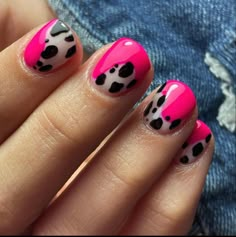 Holloween Nails, Minimal Nails Art, Cow Nails, Manicure Gel, Animal Nails, Crazy Nails, Best Girl, Nails Desing