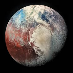 an image of a hand print on the surface of pluto's moon like object