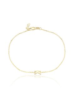 "This beautiful 14k gold initial handmade Bracelet would make a perfect gift for any occasion. This bracelet can be customized please feel free to contact us with any ideas ;) Initials: 6mm Available in: 14K Yellow, White, and Rose gold Length: Adjustable 6 1/2\" to 7\" Inches Made in New York City Chain Style: Cable, Diamond Cut Made to Order: Please allow 5-10 day to process your order All Bracelets are space differently depending on the amount of Initial, We use our design expertise to arrang Semicolon Necklace, Initial Bracelet Gold, Initial Bracelet, Gold Initial, Birthstone Earring, Gold Letters, Handmade Bracelet, Earrings Photo, 14kt Gold