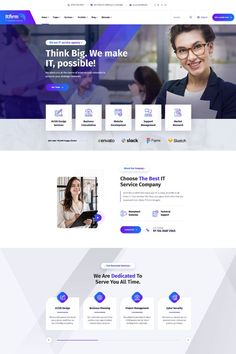 the landing page for an email marketing company, which has been designed to look like it is