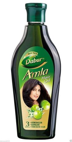 Dabur Amla Hair Oil -Natural Gooseberry Oil for Beautiful and  Strong Hair  28 ml DABUR Amla hair oil 100% Herbal and Effective for all types of Hair Dabur Amla Hair Oil is India's trusted hair oil.  Packed with the natural goodness of Amla (Indian gooseberry), Dabur Amla Hair Oil enriches your hair, making them strong from inside and Beautiful outside to keep you looking absolutely gorgeous all day long. Dabur Amla Hair Oil is today the largest hair oil brand in the country With over 35 million consumers. Dabur Amla Hair Oil has constantly Evolved as the epitome of beauty for Indian women. Benefits: The mild soothing natural fragrance in  an all day garden freshness.D Dabur Amla is a scientific blend of the purest mineral and vegetable oils. Mixed hygienically in the correct ratio these o Dabur Amla Hair Oil, Amla Hair Oil, Indian Gooseberry, Thick Hair Remedies, Thick Hair Growth, Rapid Hair Growth, Amla Oil, Growing Healthy Hair, Hair Growth Secrets