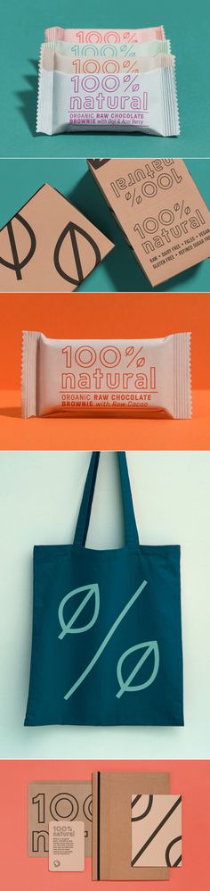 three bags with different designs on them, one is blue and the other has orange