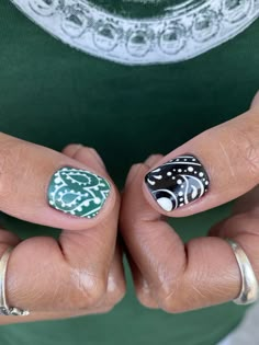 they/them masc inspired nail art, natural Paisley Pattern Nails, Masc Nails Ideas Short, Paisley Nails Design, Short Masc Nails, Masc Nail Art, Masc Nails, Nail Art For Men