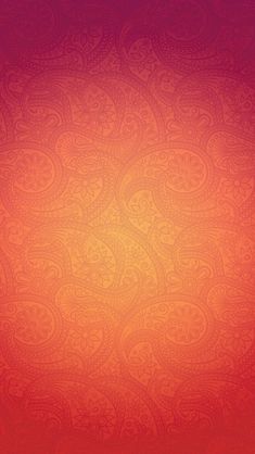 an orange and red background with paisley designs on it's edges, as well as the