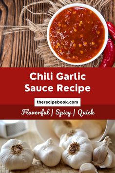 Chili Garlic Sauce Garlic Sauce Recipes, My Recipe Book, Dried Peppers, Chili Garlic Sauce, Homemade Chili