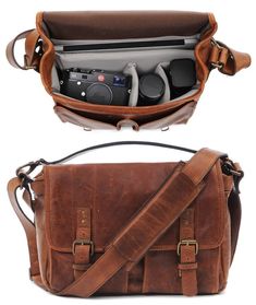 Brown Leather Messenger Bag, Bags 2014, Dslr Photography Tips, Camera Backpack, Dslr Photography, Leather Camera Bag, Photography Gear, Camera Gear, Camera Strap