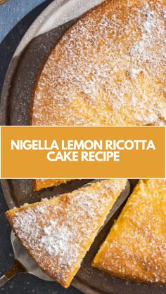 This delicious Nigella Lemon Ricotta Cake is a quick and easy treat that’s perfect for any occasion. With its creamy texture and zesty lemon flavor, it’s sure to be a crowd-pleaser. Plus, you can easily make it with common ingredients, making it both simple and satisfying. Nigella Lawson Carrot Cake Recipe, Easy Ricotta Dessert, Ricotta Desserts Easy, Ricotta Lemon Cake, Ricotta Dessert Recipes, Italian Lemon Ricotta Cake, Nigella Lawson Desserts, Lemon Rosemary Cake, Ricotta Recipes Dessert