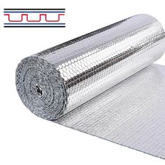 a roll of aluminum foil on top of a mat