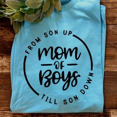 Cool Design! On Unisex Gildan Short Sleeve Shirt Can Make Up To A Size Xl Boy Mom Shirt, Razorback Shirt, Mom Of Boys, Mom Of Boys Shirt, Happy Shirt, Boys Shirt, Mommy And Me Outfits, Club Shirts, Concert Tees