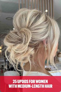 Messy Bun Mother Of The Groom Hairstyles, Wedding Hair Up, Guest Hair, Mother Of The Bride Hair, Up Dos For Medium Hair, Peinados Recogidos, Easy Updos, Wedding Guest Hairstyles, High Bun