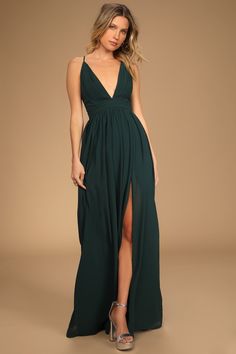 Flowy Maxi Skirt, Green Formal Dresses, Fall Bridesmaid Dresses, Flowy Maxi Skirts, Emerald Green Dresses, Fall Wedding Guest Dress, Elegant Prom Dresses, Green Bridesmaid, Formal Dresses Gowns