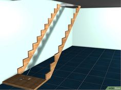 Open Stairs, Wood Staircase, Loft Ladder, Container House Plans, Wood Stairs, Container House, Wall Decals, Stairs, Woodworking