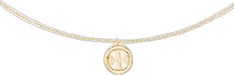 Luxury Medallion Charm Necklaces, Gold Medallion Necklace With Logo Charm, Luxury Medallion Charm Necklace, Luxury Gold Plated Medallion Charm Necklaces, Tory Burch Necklace, Signature Collection, Sale Event, Necklace Designs, Spring Rings