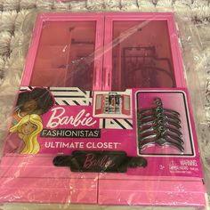 the barbie fashionistas ultimate closet is pink