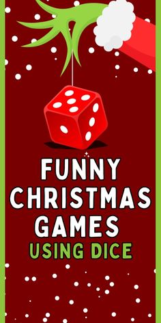 funny christmas games using dice for kids and adults to play on the phone or tablet