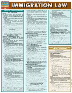 an information poster for the immigration law, with instructions on how to use it and what to