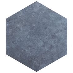 a hexagonal blue marble tile with no edges