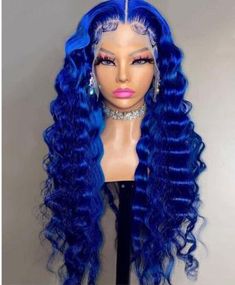 Cosplay For Women, Ombre Burgundy, Hair Colorful, Brazilian Hair Wigs, Blue Wig, Frontal Hairstyles, Human Virgin Hair, Brown To Blonde, Synthetic Lace Front Wigs