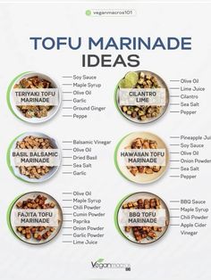 Resep Vegan, Tofu Recipes Healthy, Eat More Plants, Tofu Recipes Easy, Tofu Marinade, Tofu Recipes Vegan, Vegan Nutrition, Tasty Vegetarian Recipes, Tofu Recipes