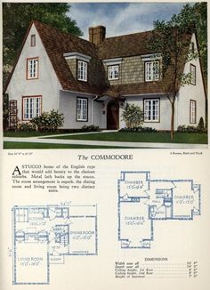 an old house is featured in this catalog