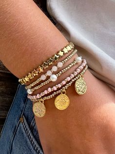 Amazon Jewelry Finds, Jewelry Must Haves, Pretty Stacks, Classy Bracelets, Beading Bracelets, Bracelets Bead, Bracelet Beading, Bracelets Beads, Amazon Jewelry