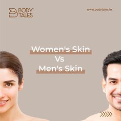 Women's Skin Vs Men's Skin Men Skincare, Men Skin Care Routine, Men Vs Women, Skin Aesthetics, Cosmetic Clinic, Wash Face