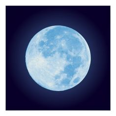 the full blue moon is seen in the dark sky