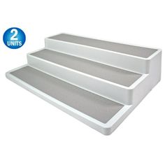 three tiered trays with 2 units on each side