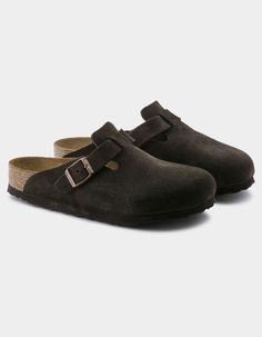 BIRKENSTOCK Boston Soft Footbed Womens Clogs - MOCHA | Tillys Mocha Birkenstock, Boston Soft Footbed, Womens Clogs And Mules, Birkenstock Clog, Boston Clogs, European Shoes, Clogs And Mules, Boston Clog