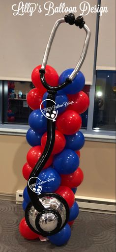 balloons are stacked on top of each other