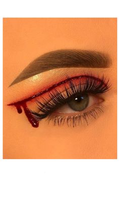 Holoween Idea Makeup, Special Effects Makeup For Beginners, Halloween Sfx Makeup Men, Scary Eyes Makeup, Easy Halloween Makeup Devil, Simple Halloween Eye Looks, Easy Devil Makeup Halloween, Glamour Halloween Makeup, Friday The 13th Makeup Looks