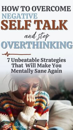 How to Not Overthink and Stop Negative Self Talk - free yourself from overthinking with these powerful strategies! Discover how to stop overthinking and regain control of your mind with practical tips and insights. Obtain the ultimate mental health support by learning how to overcome anxiety and live your best self. Nothing is better for your personal growth! sleep tricks | how to avoid overthinking | ways to overcome overthinking | self improvement tips on how to better yourself How To Avoid Overthinking, How To Not Overthink, How To Stop Overthinking, Someone Who Overthinks, Avoid Overthinking, Stop Negative Self Talk, Overcome Overthinking, Dandruff Solutions, Mindfulness Books