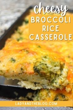 Cheesy Broccoli Rice Casserole From Scratch Brocoli Casserole Recipes, Broccoli Casseroles, Broccoli Cheese Rice Casserole, Broccoli Cheese Rice, Cheesy Broccoli Rice Casserole, Broccoli And Rice Casserole, Soup Broccoli, Cheesy Broccoli Rice, Holiday Casseroles