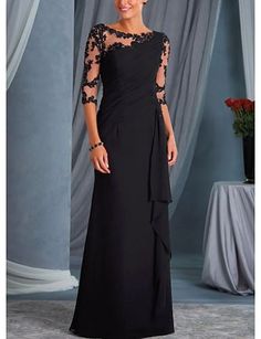 Lace Wedding Guest Dress, Wedding Guest Dresses Long, Long Dress Plus Size, Tight Black Dress, Long Dresses Elegant, Sukienki Plus Size, Elegant Party Dresses, Mothers Dresses, Black Evening Dresses