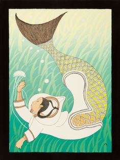 Sedna Goddess, Cape Dorset, Goddess Of The Sea, Supernatural Beings, Art Premier, Mermaids And Mermen