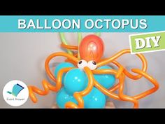 balloon octopus diy for kids to make