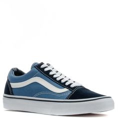 PRICES MAY VARY. OLD SKOOL, NAVY 'UNISEX, 8.5-MEN-10-WOMEN Vans Old Skool Navy, Skate Man, Van Doren, Blue Vans, Vans Sneakers, Mens Vans, Vans Old Skool, Old Skool, Vans Old Skool Sneaker