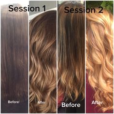 Going From Brown To Blonde, Dark Brown To Blonde Hair, Brown To Blonde Hair, Dark Brown To Blonde, Going Blonde From Brunette, Balayage Hair Blonde Short, Hair Stages, Balayage Hair Blonde Long, Balayage Hair Tutorial