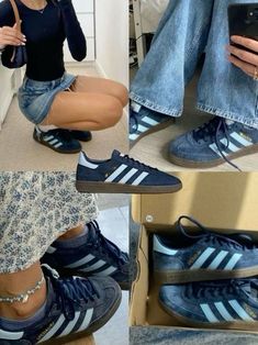 Picture by Pinterestyess18 Outfits With Addis Sambas, Samba Shoes, Samba Outfit, Shoes Outfit Fashion