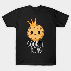 "Cookie King Funny" is funny design of a cute cookie as cookie king! Can be given as the perfect gift for cookie lovers! -- Choose from our vast selection of Crewneck and V-Neck T-Shirts to match with your favorite design to make the perfect graphic T-Shirt. Pick your favorite: Classic, Boxy, Tri-Blend, V-Neck, or Premium. Customize your color! For men and women. Cookie Shirt, King Tshirt, Cute Cookies, Funny T Shirt, Sesame Street, Funny Design, Funny Tshirts, V Neck T Shirt, Graphic T Shirt