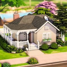 Sims 4 Willow Creek Save File, Square House Layout, Sims 4 Willow Creek House, Sims 4 Starter Home, Sims 4 Willow Creek, Sims 4 Save File, Just Chill, Bloxburg Ideas