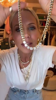 An instant BEST SELLER.
Part chain, part diamonds, all perfect. Chic Clothing Style, Cuban Chain Necklace, Diamonds Necklace, Pearl Necklace Earrings, Link Design, Necklace Chain Lengths, January 9, Cuban Chain, Cuban Link