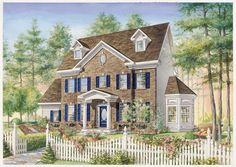 this is an artist's rendering of the house