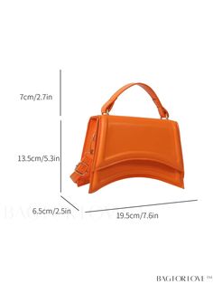 BagForLove - Chic Mini Handbag with Solid Color Flip Cover Product Description Color Orange Type Novelty Bag Bag Size Mini Strap Type Top Handle Pattern Type Plain Style Fashionable Closure Type Flap Composition 100% Polyurethane Material PU Leather Size Chart INCH CM Strap Length Bag Length Bag Width Bag Height Handle Height 44.1 inch 7.5 inch 2.8 inch 5.5 inch 3.9 inch Strap Length Bag Length Bag Width Bag Height Handle Height 112 cm 19 cm 7 cm 14 cm 10 cm Details Pictures Similar Products h2 Orange Box Bag For Travel, Orange Bags For Daily Use, Large Capacity Flap Bag For Errands, Trendy Large Capacity Orange Satchel, Trendy Orange Large Capacity Satchel, Trendy Orange Bag For Daily Use, Trendy Orange Tote Bag, Orange Handheld Shopping Bag, Trendy Large Capacity Orange Bags