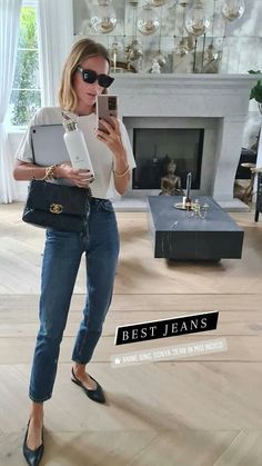 Look Office, Classic Style Outfits, Elegante Casual, 2022 Fashion, Casual Work Outfits, Comfy Fashion, Best Jeans