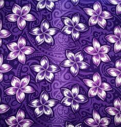 purple and white flowers on a purple background