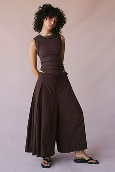 Go To Town Culotte Pants Charlotte York, Winter Whites, French Roast, Culotte Pants, Fashion Studio, Boho Clothing, Pants Outfit, Boho Outfits